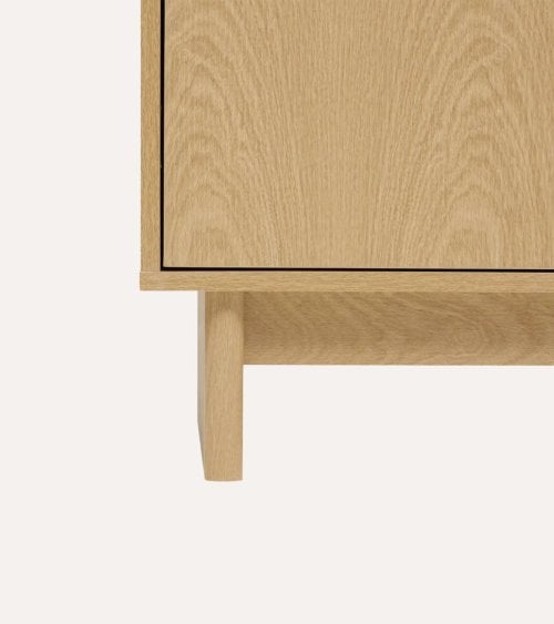 Mueble de TV Lee con 2 Puertas y Baldas de MDF