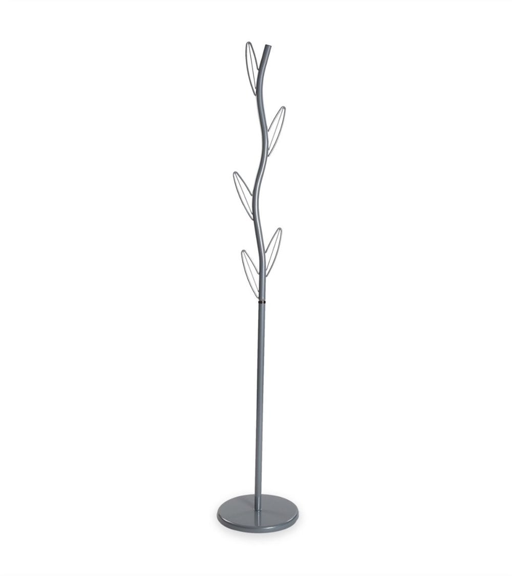 Perchero de Pie de Cinco Ganchos en Forma de Hoja