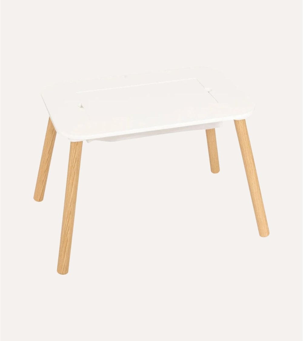 Mesa Infantil Reversible Buldy con Tablero para Juego y Almacenamiento