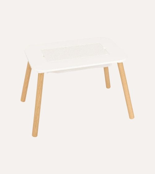 Mesa Infantil Reversible Buldy con Tablero para Juego y Almacenamiento