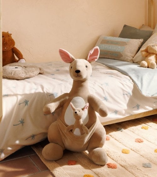 Kanguro Mamá e Hijo de Peluche Infantil
