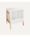 Mesita de Noche Infantil Librero de Madera de Pino y MDF