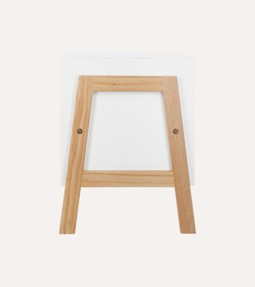 Mesita de Noche Infantil Librero de Madera de Pino y MDF