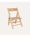 Silla Infantil Plegable de Madera de Hevea