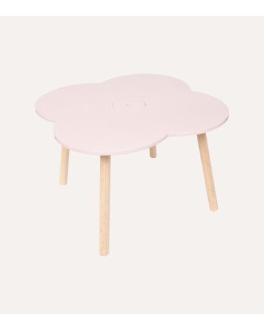 Mesa Infantil Ally en Forma de Flor de MDF y Madera de Pino