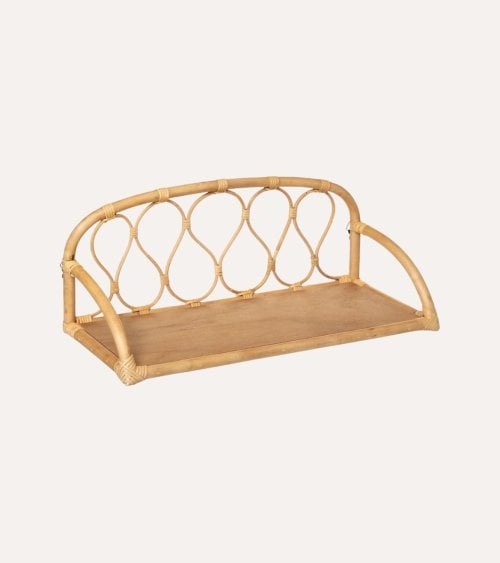 Estante Infantil Colette de Estilo Retro de Ratán