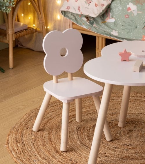 Silla Infantil Ally de Madera de Pino y MDF