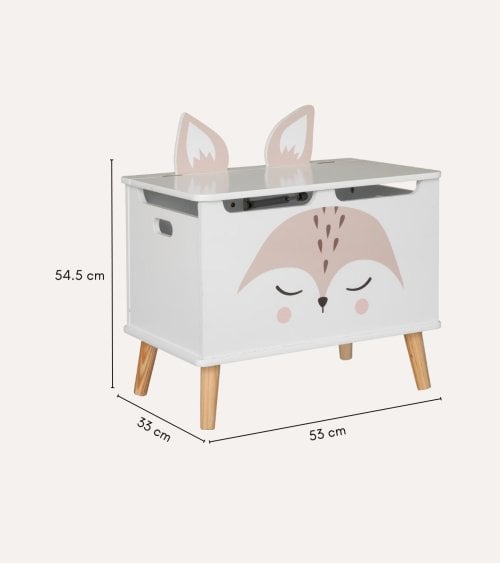 Baúl Infantil Douceur de Zorro de MDF