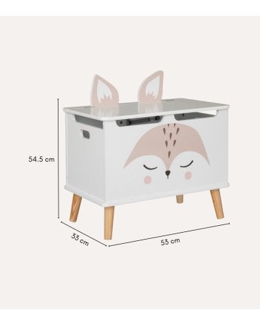 Baúl Infantil Douceur de Zorro de MDF