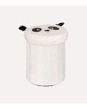 Puff Infantil Plegable Panda con Almacenamiento