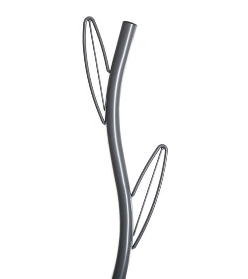 Perchero de Pie de Cinco Ganchos en Forma de Hoja