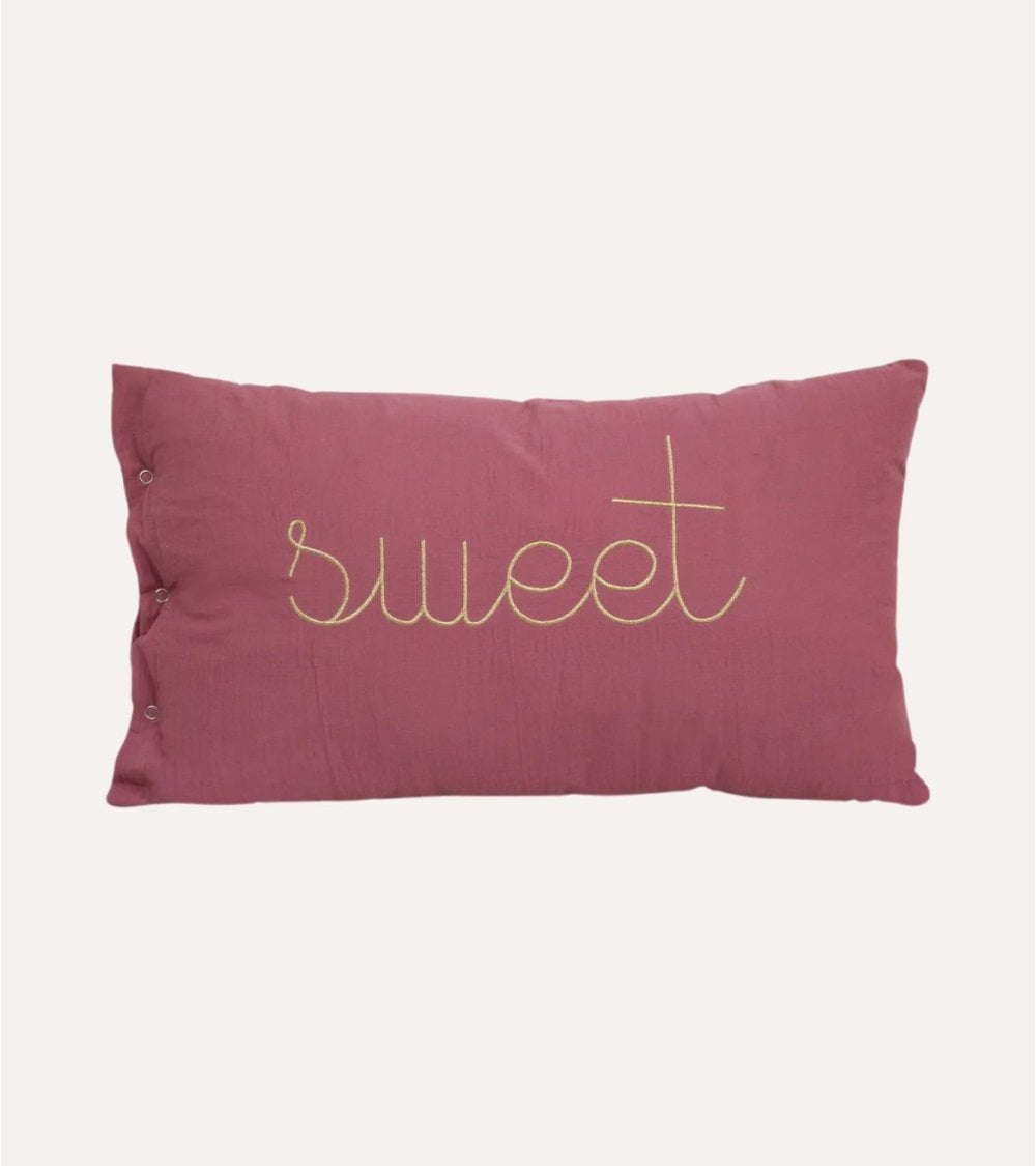 Cojín Rectangular Sweet Lili de Gasa de Algodón