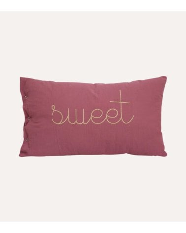 Cojín Rectangular Sweet Lili de Gasa de Algodón
