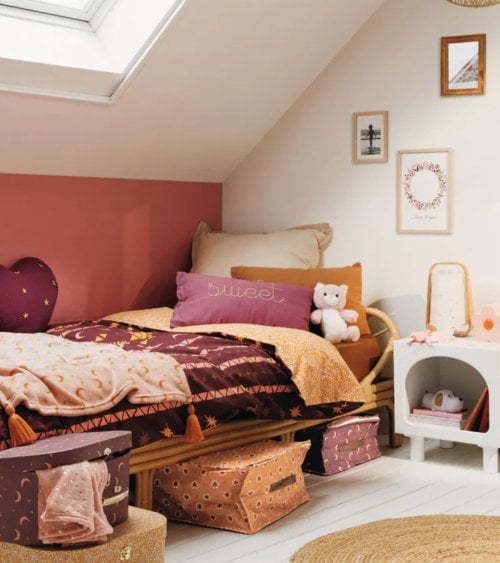 Cojín Rectangular Sweet Lili de Gasa de Algodón