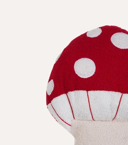 Cojín Infantil Seta de Borreguillo de Poliéster