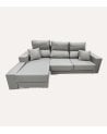 Sofá Chaise Longue Ibiza con Arcón y Puff