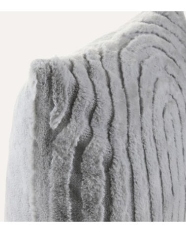 Cojín de Pelo Líneas Arco de Poliéster