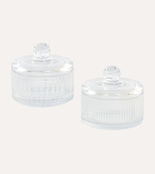 Joyero con Tapa para Anillos de Cristal con Grabado