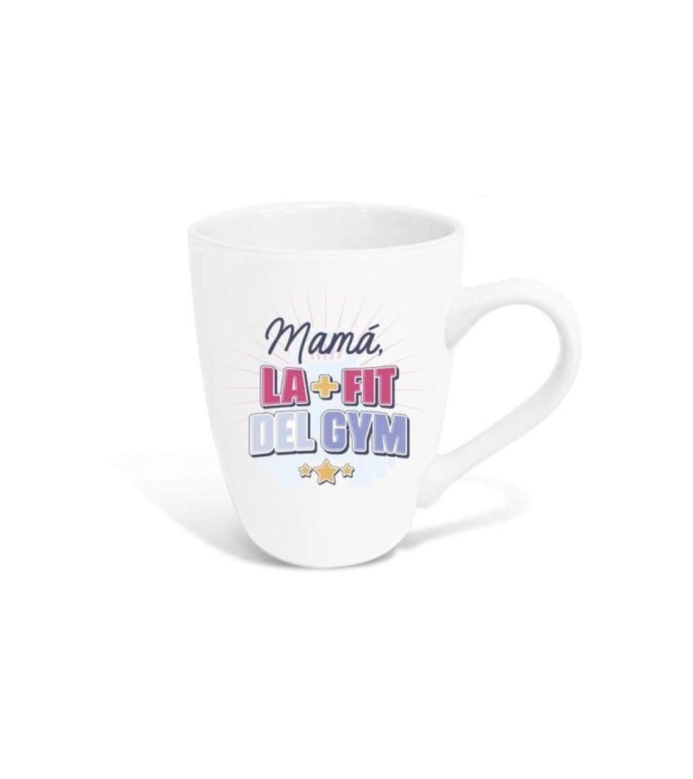 Taza de Cerámica Mamá la Más Fit del Gym-2