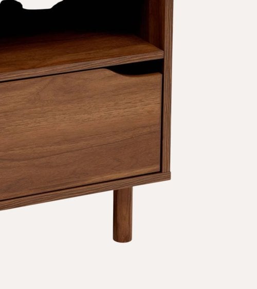 Mesita de Noche Slidy con Cajón de MDF