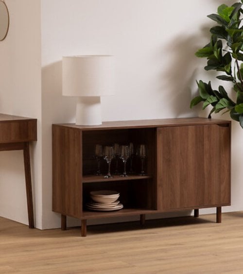 Aparador Slidy con 2 Puertas Correderas de MDF