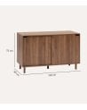 Aparador Slidy con 2 Puertas Correderas de MDF