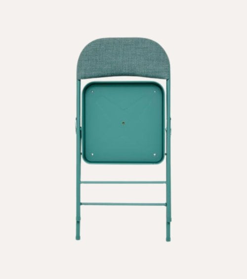 Silla Plegable Jaspeada de Acero y Poliéster