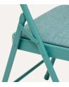 Silla Plegable Jaspeada de Acero y Poliéster