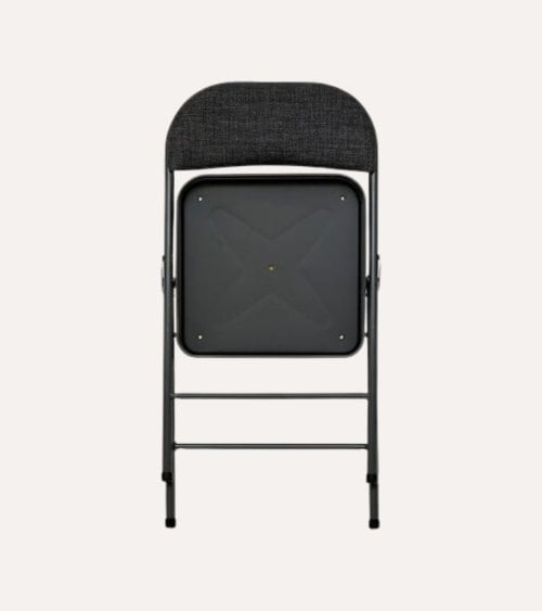 Silla Plegable Jaspeada de Acero y Poliéster
