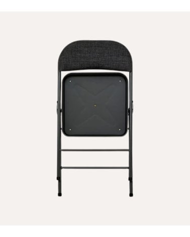 Silla Plegable Jaspeada de Acero y Poliéster