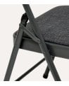 Silla Plegable Jaspeada de Acero y Poliéster