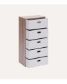 Cajonera Dress Up con 5 Cestas de MDF