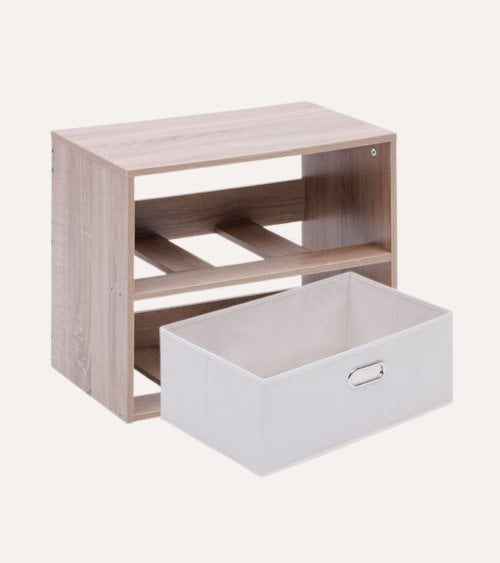 Cajonera Dress Up con 2 Cestas de MDF