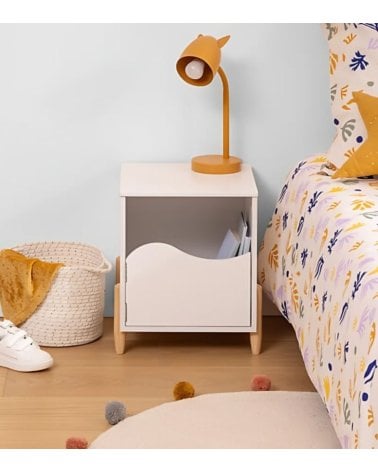 Mesita de Noche Infantil Douceur de Onda de Mdf