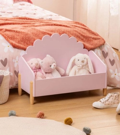 Baúl infantil Douceur de Flor de Mdf