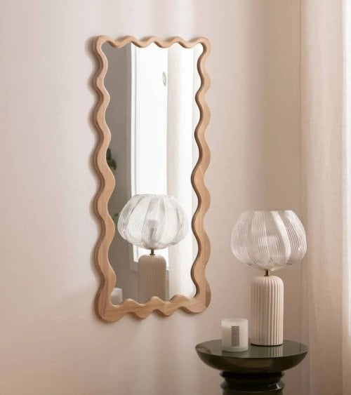Espejo Brooke De Ondas De Mdf