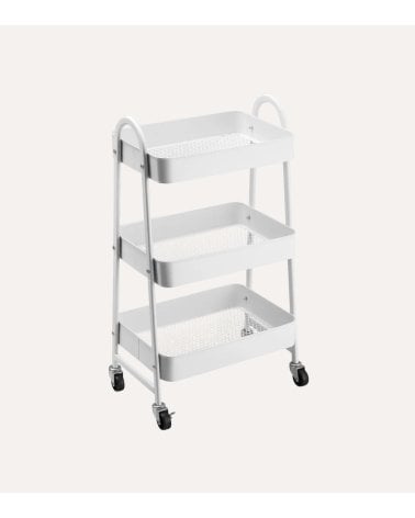 Carro Multiusos de 3 Niveles de Metal