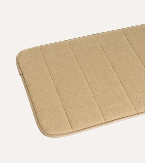 Alfombra de Baño con Líneas de Microfibra