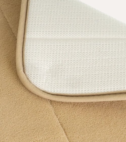 Alfombra de Baño con Líneas de Microfibra