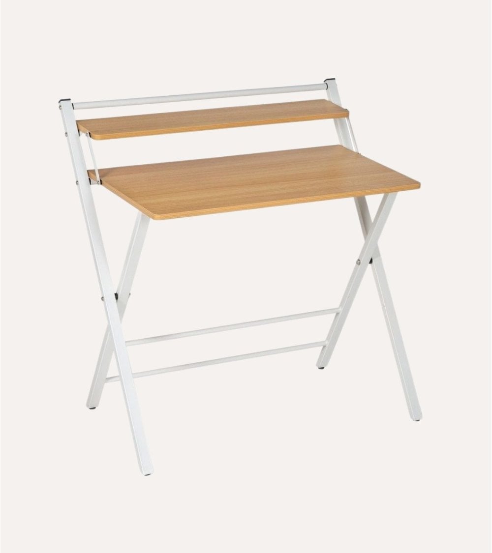 Escritorio Plegable Compacto con Balda