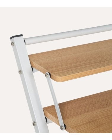 Escritorio Plegable Compacto con Balda