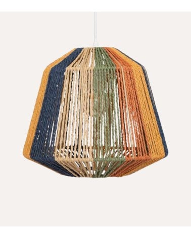 Lámpara Colgante Jily de Cuerda Multicolor