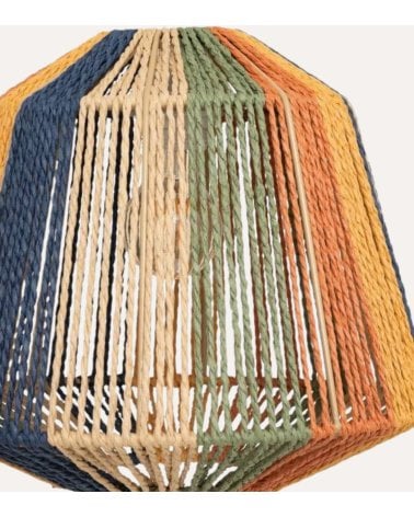 Lámpara Colgante Jily de Cuerda Multicolor