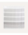 Cortina de Baño Beige Lines de Poliéster