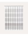Cortina de Baño Beige Lines de Poliéster