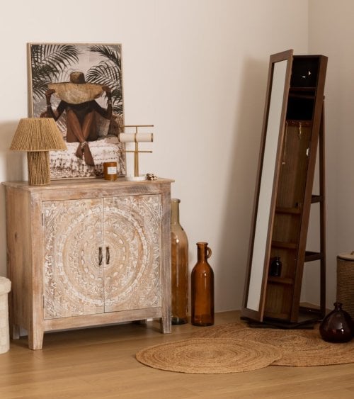 Joyero Vivia con Espejo de MDF