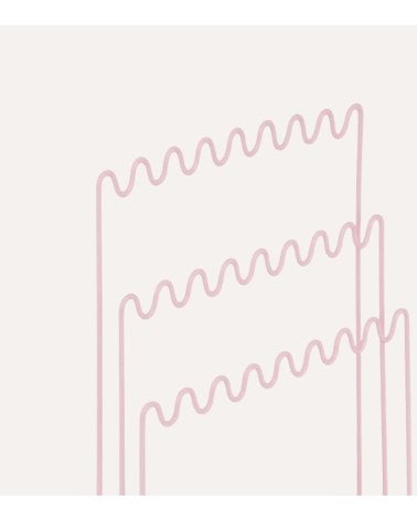 Joyero Chéri para Colgar Pendientes de Acero