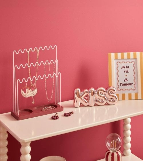 Joyero Chéri para Colgar Pendientes de Acero