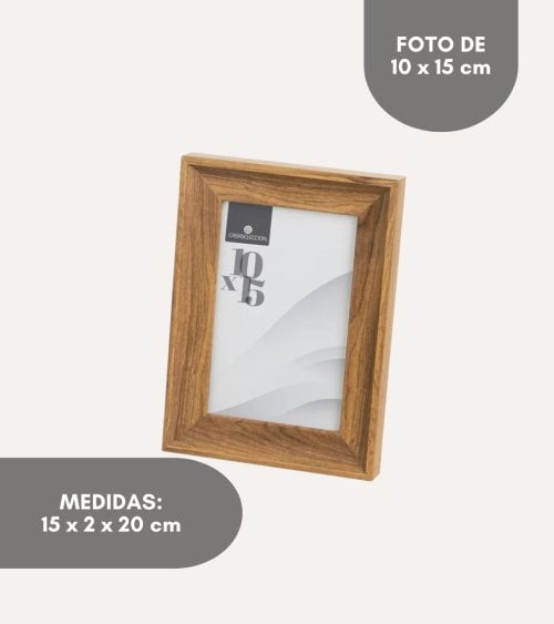 Marco de Fotos Natur de Madera y Cristal
