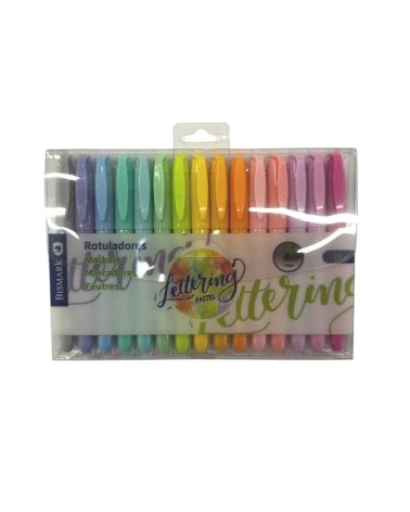 Rotuladores Marcadores de Colores Pastel para Lettering-1